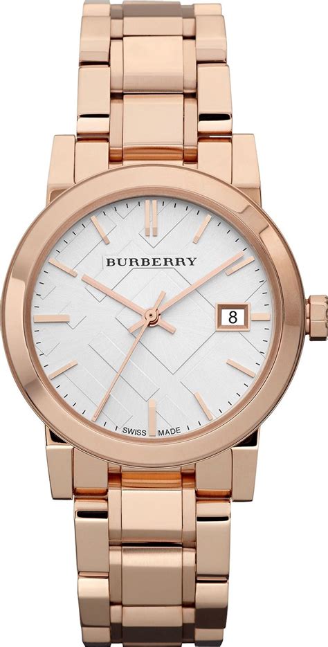 burberry rose gold watch ladies